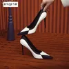 Pointy Sexy Women Fashion Stiletto klackar Lady Classic Comfort Shallow Mouth Heel Shoes Ladies Dress 240301