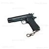 Gun Toys 1 3 High Quality Metal 1911 Gun Model Keychain Model Toy Gun Miniature Alloy Pistol Collection Toy Gift Pendant T240314