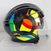 AGV ORB kvart halv hjälm Mens och kvinnor Dual Lens Motorcykel 10 87w2