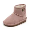 Boots Children's Snow 2024 Winter Korean Version Plush For Boys Girls Thickened Warm Baby Cotton Shoes 1-6 Years Old