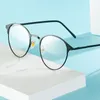 Солнцезащитные очки, винтажные очки с защитой от синего света, ретро-компьютерные очки с изменением цвета для офисной рабочей одежды