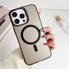 Magnetic Case Compatible with MagSafe for iPhone 15 14 13 12 11 8 7 TPU PC Slim Resist Scratches Shockproof Cases izeso