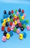 Badenten Tiere Bunte weiche Gummischwimmer Squeeze Sound Quietschende Badespielzeuge Klassische Gummiente Kunststoff Badezimmer Schwimmspielzeug3856782