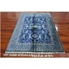 Dywany 4.5x6.5 Czarno -niebieski klasyczny jedwabne dywany ręcznie wiązane nowoczesne dywan drobne ręcznie robione dostawa domowa tkaniny ogrodowe dh4jo
