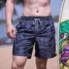 Surfcuz calções de banho masculinos secagem rápida praia board shorts com forro de malha e bolsos verão surf troncos de banho para homem 240305