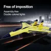 Electric/RC Aircraft FX-620 SU-35 RC Remote Control Airplane 2.4G Remote Control Fighter Hobby Plane Glider Airplane EPP Foam Toys RC Plane Kids Gift T240309
