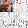 Metershine 60 feuilles minuscules autocollants de tatouage temporaire imperméables d'images uniques ou Totem pour fille hommes femmes 89048466755432