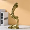Decorative Objects Figurines NORTHEUINS American Creative Resin Crafts Giraffe Figurines Home Office Abstract Animal Decoration Art Ornament Collection Item T2