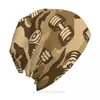 Berets Camouflage Skullies Beanies Caps Dumbbell Gym Camo Desert Thin Hat Autumn Spring Bonnet Hats Men Women's Unisex Ski Cap