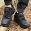 Sapatos de fitness masculino caminhadas acampamento tênis à prova dwaterproof água masculino requintado inverno ao ar livre acampamento antiderrapante respirável viajar