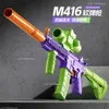 Gun Toys 2024 New Model Of Revolving Carrot Gun Toy M416 Soft Bullet Gun With Automatic Shell Ejection 1911 ChildrenS Toy Gun T240309