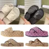 Gglies Designer Plateausandalen Marke Damen Fashion Slide Sandale Schaumgummi Sandalen Größe 36-45 F3T9