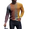 Herrenpullover, nützlicher 3D-Druck, Herbstpullover, mehrfarbig, lebendige Farben, Langarm-Sweatshirt für den Winter