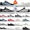 Van Running Shoes Old Skool Canvas Casual Shoe Men Kvinnor OG Designers Skateboard Black Slip On White Blue Red Flat Platform Sneakers Mens Sports Trainers mode