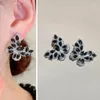 Boucles d'oreilles Caoshi Graceful Lady Delicate Ored Studs esthétique Butterfly pour la cérémonie de fiançailles Brilliant Zirconia Accessoires Cadeau