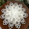 Table Cloth 1PCS Tablecloth Dining Cover Dustproof Floral Home Festival Lace Round Protector