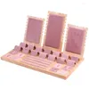 Jewelry Pouches Elegant Display Stand Convenient Holder Adjustable Compartments Tray For Enthusiasts