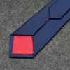 Neckband designer individualiserad bi broderi marinblå blå formell kostym affär casual stjärna samma mäns slips 7hcx