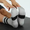 Luu Brand Yoga Socks Silicone Icke-halk slitstarande bekväma sportkonditionstrumpor Cykling Football Socks 240220