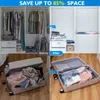 Vakuumförvaringspåsar 10/18pc Space Saver Bag för resekläder med filt Komprimerad arrangör 240305