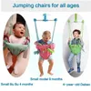 Bebek salıncak zıplayan sandalye yürümeye başlayan çocuk kapalı çok fonksiyonlu asılı koltuk oyuncak yükseklik ayarlanabilir atlama fitness çerçeve yürüyüş kemeri 240229