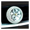 Autres accessoires d'intérieur Nouveau 1pcs Désodorisant de voiture Diamond Crystal Force Vent par clip Sortie Conditionnement Diffuseur Bling Accessori DH18J