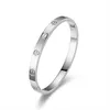 HOT Bracciale Cati Coppia Dieci Diamanti Acciaio Al Titanio 6Mm Gioielli Stella Cielo Pieno Acciaio XRQT