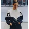 Isabel Marant Women Designer Pullover Sweatshirt Casual Fashion Letter Round Neck Hoodie Versatile Loose Tops Warm Sweater 935