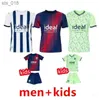 Koszulki piłkarskie West Brom Soccer Jerseys Livermore Diang Brunt Albion Football Shirt Robinson Grant Mowatt 2024 Home Phillips Men Zestawy dla dzieci mundury trzecieH240309