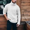 Men's Sweaters Sweater Men Autumn Winter Fashion Casual Solid Color Turtleneck Thick Loose-fitting Warm Long Sleeve Clothing