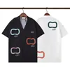 Designers de luxe Chemises décontractées pour hommes Chemise de mode Couple Imprimer Designer T-shirt Top Qualité Mode Été Mâle Slim Fit Chemises à manches courtes