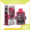 Happ Spin Wegwerp Vape Bar Bladerdeeg 10000 Vapes E-sigaret met Eliquid Scherm 650mAh Batterij Vape desechable EU Magazijn Verzending