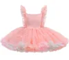 Bébé filles robe dentelle gâteau Tutu robes de fête de mariage formelle première communion enfants anniversaire bal Costumes enfants vêtements 4345375