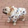 Pet Dog Raincoat Pug French Bulldog Kläder Vattentäta kläder för regnjacka Poodle Bichon Schnauzer Welsh Corgi 240307