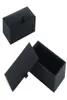 HELA 100PCSLOT Black Cufflink Box Gift Case Holder Jewelry Packaging Boxes Organizer DHL HELA BINS1774459