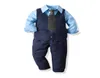 barn039s kostym för det nya året för babykläder 4pieces pojkar 2019 Fall Costume Vest randig slips Smittbarn Boy Clothes7891436