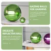 Decorative Figurines Stainless Steel Gazing Ball Reflective Garden Mirror Polished Sphere Hollow Ornaments Home Decoration