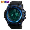 SKMEI 1538 Brand Mens Sports Watches Hours Pedometer Calories Digital Watch Altimeter Barometer Compass Thermometer Weather Men Wa185a