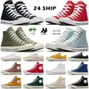 Scarpe casual Canvas Sneakers uomo donna Chaussures en toile Nero Bianco Rosa Verde Giallo uomo Flat Low Top scarpe da ginnastica outdoor Scarpe firmate taglia 36-44