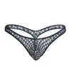 Majaki oddychające mini bikini stringi seksowne męskie sieć bielizny