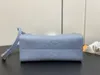 M46840 Kleine Handtasche Top Qualität Neue Damen Tasche Rindsleder Geprägt Blau Umhängetasche Handtasche