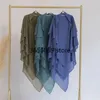 Ethnic Clothing Ramadan Eid Muslim Abaya Overhead Hijab Headscarf Women 3 Layers Long Khimar Jilbab Islam Prayer Garment Arabic Headdress