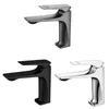 Bathroom Sink Faucets Parts Basin Faucet Splashproof Vanity Cold Mixer Tap Modern Art Square