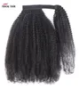 Ishow 828 polegadas onda do corpo extensões de cabelo humano tramas rabo de cavalo yaki em linha reta afro kinky encaracolado jc rabo de cavalo para mulheres cor natural 6554157