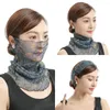 Sjaals Nekbescherming Zijden Masker Anti-UV Gezicht Variabel Ademend Sluier Buitensporten