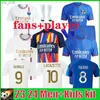 Maillots de football Foot Maillots de football Fans Version du joueur 2024 Olympique Lyonnais OL Chemise de football numérique MEMPHIS Hommes Kit enfants maison troisièmeH240309