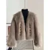 Internet Celebrity Explosive Street Fox Women's Short 2023 Winter New Style Temperament Socialite Versatile Fur Coat Explodes 287003