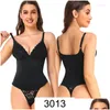 Women'S Shapers Womens Shapers Lace Cupless Bodysuit Women Nude Skinny Bodysuits Solid Mesh Bodys Y Shapewear Bodycon Body Shaper Dro Dh8Rc