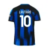 23 24 Maglia Inters MilanS Футбольные майки LUKAKU Детский комплект Final Maillot de Foot DZEKO LAUTARO 2023 2024 Футбольная рубашка IM Maglie