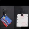 Other Interior Accessories New 1/2Pcs Fixing Tools Suction Cup Plastic Car Window Mount Clip Bill Holder Card Clamp For Towel Ticket D Dhzu2